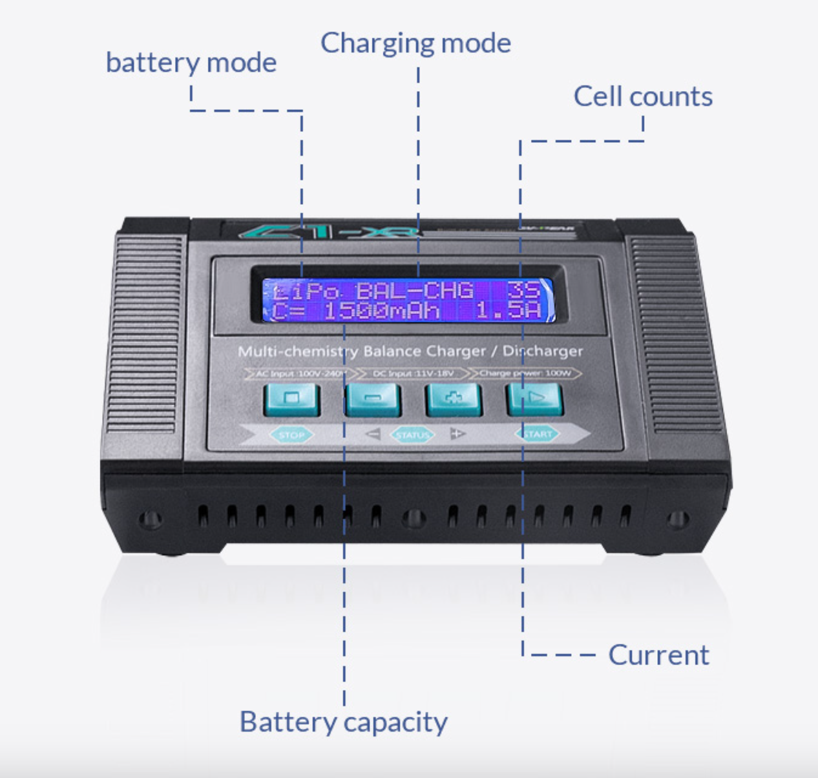 AC/DC Multifunction RC Balance Multi Battery Charger