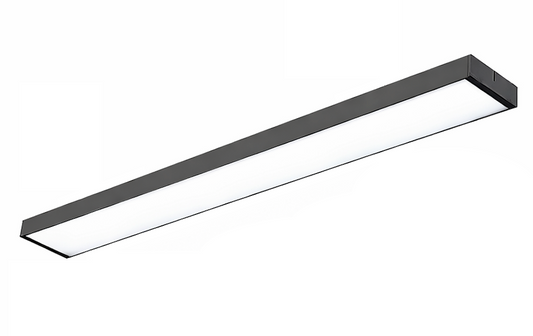 1.2m Black LED Batten Ceiling Light - 3200 Lumen