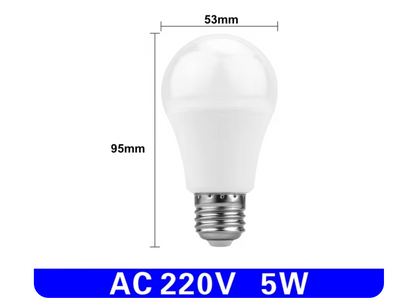 10 Pack LED 5w Light Bulb E27