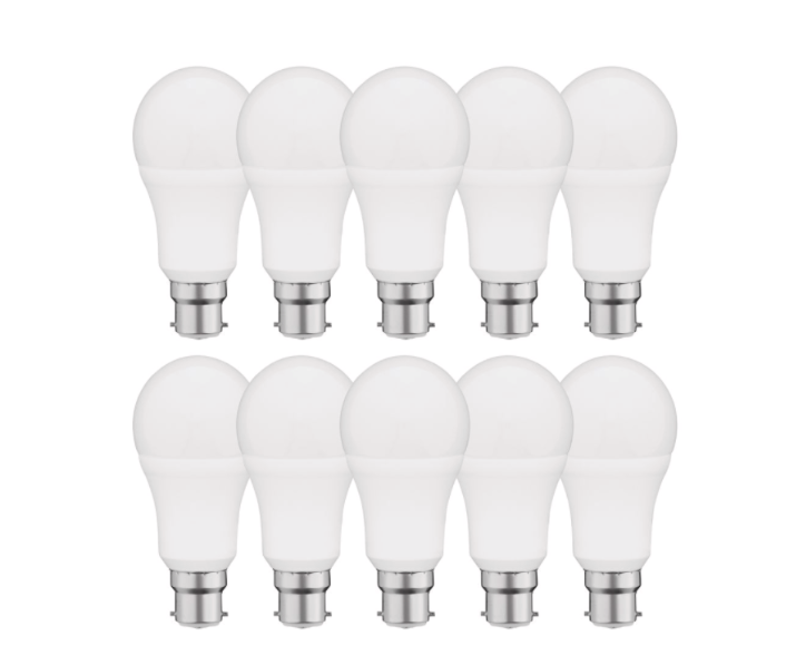 10 Pack - LED 12w Light Bulb B22