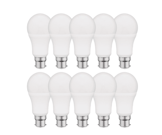 10 Pack - LED 12w Light Bulb B22