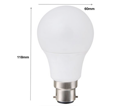 10 Pack - LED 12w Light Bulb B22