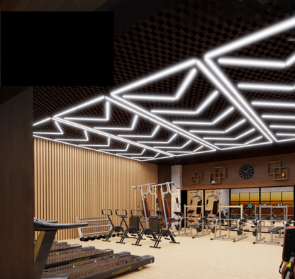 Grid Led Car Garage Light 4.7m x 2.4m