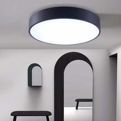 45w Modern Flush Mount Ceiling Light With Built in LED - 400mm
