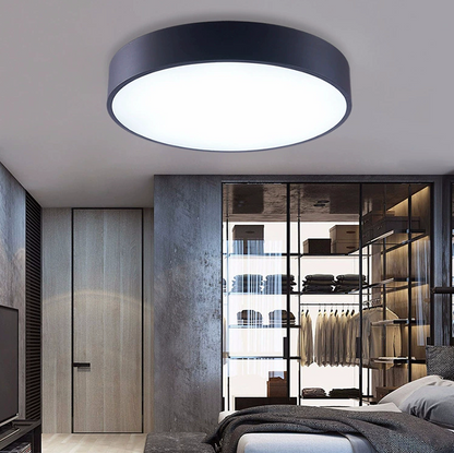 45w Modern Flush Mount Ceiling Light With Built in LED - 400mm