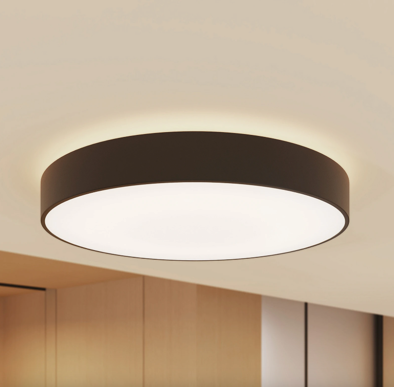 60w Modern Flush Mount Ceiling Light With Built in LED - 500mm
