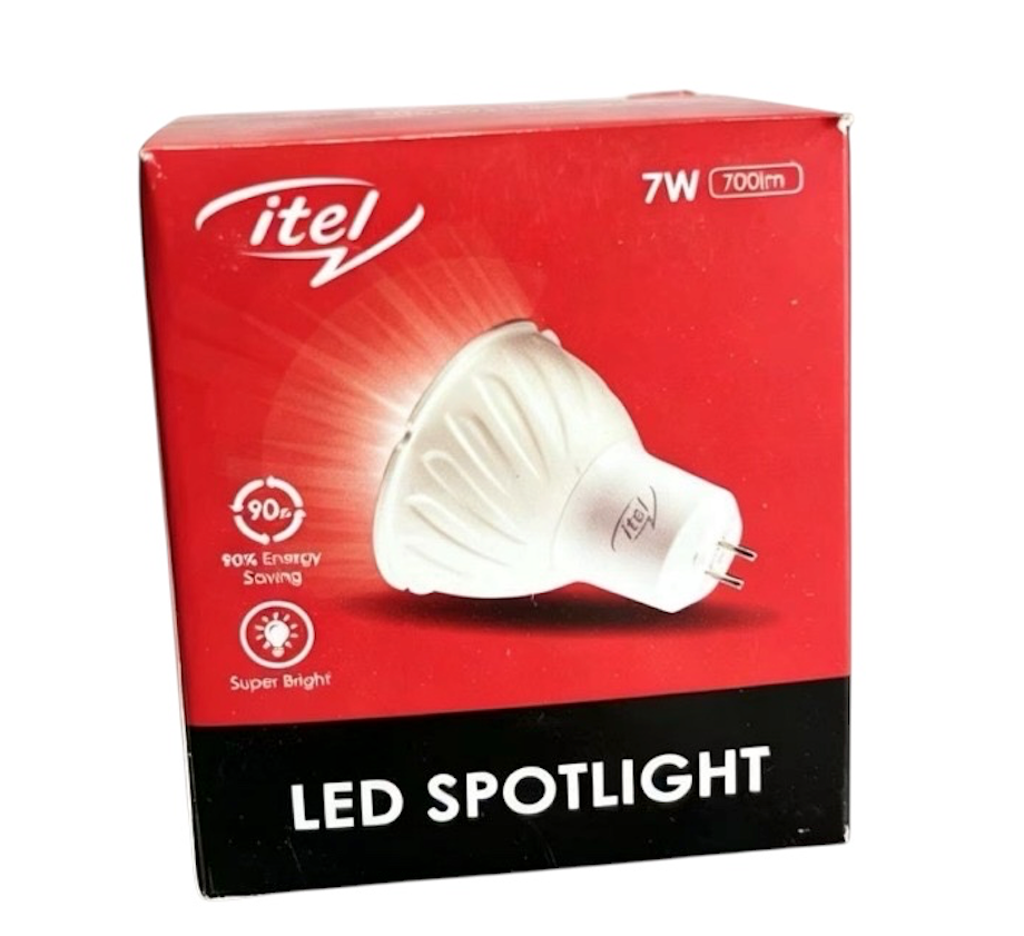 Itel - LED 7w Down Lights - GU5.5 - 230v - Natural White - 10 Pack