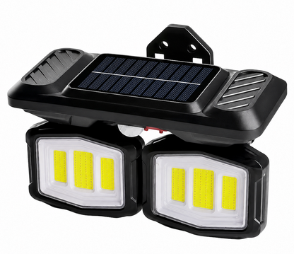 Solar Powered Double-Wall Light with Motion Sensor - 28w