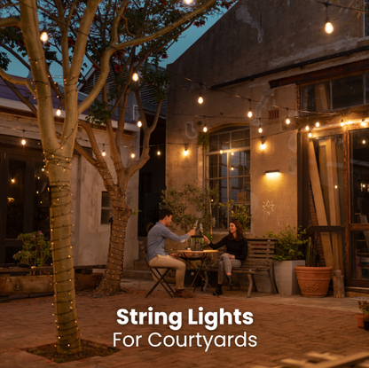 Waterproof 100m Bulb LED Outdoor Festoon Bulb String Lights