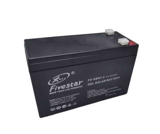 7.2AH Solar Gel Battery 12V