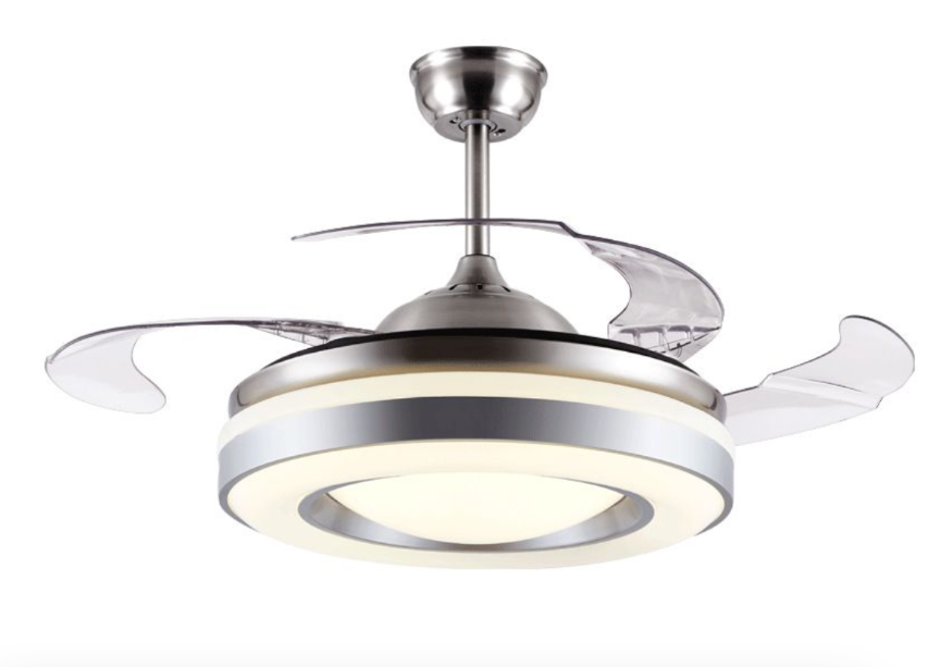 Retractable Ceiling Fan With Remote