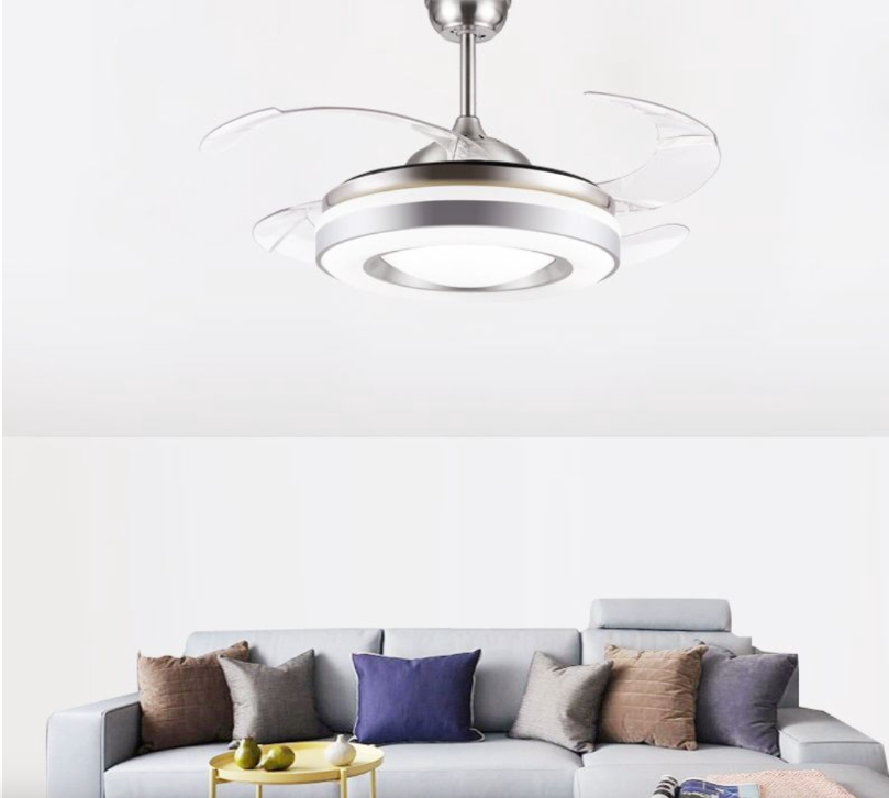 Retractable Ceiling Fan With Remote