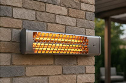 Radiant Wall-Mounted 1500w Quartz Bathroom & Patio Heater