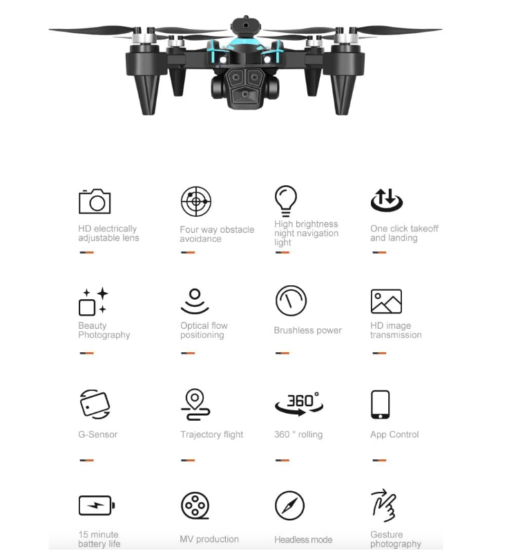 K12 Max K12 Mini Drone With Built in LCD Screen