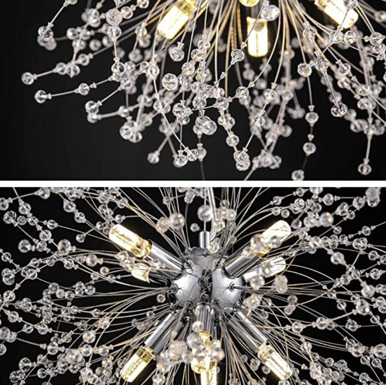 Crystal Fireworks Pendant Light - 500mm