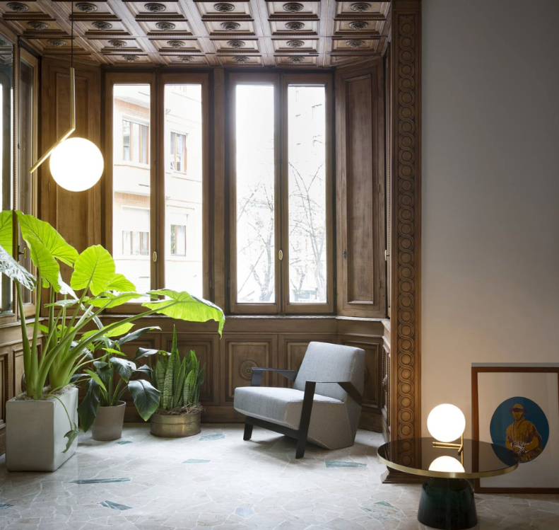 Gold Pendant Light Frost Glass