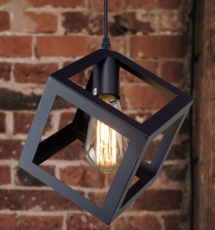 Industrial Cube Pendant Lamp