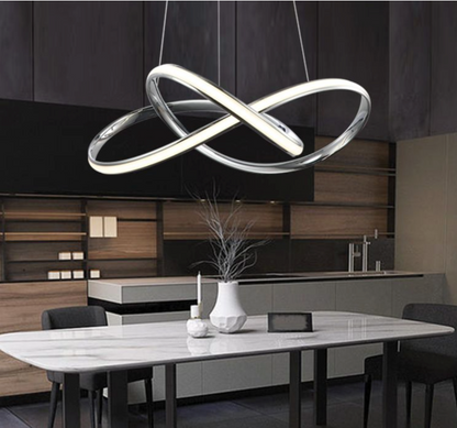 Modern Silver Acrylic Pendant light