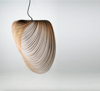 Extra Large Natural Wood Pendant Chandelier