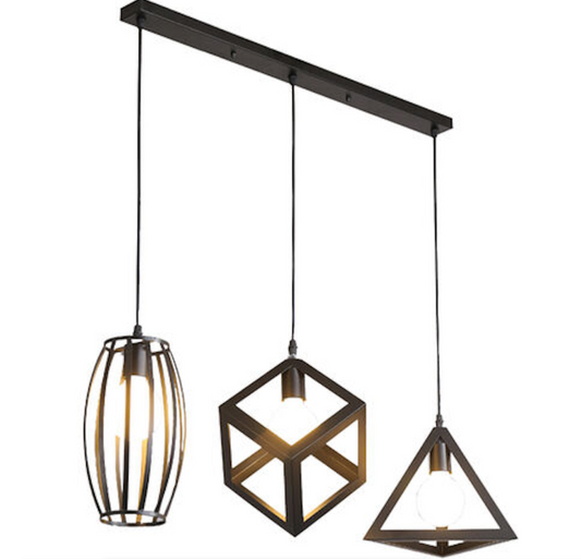 Modern Metal Pendant Lamps - 3 Different Design In A Row