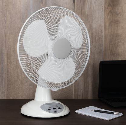 Eurolux Rechargeable Desk Fan With Built In Night Light