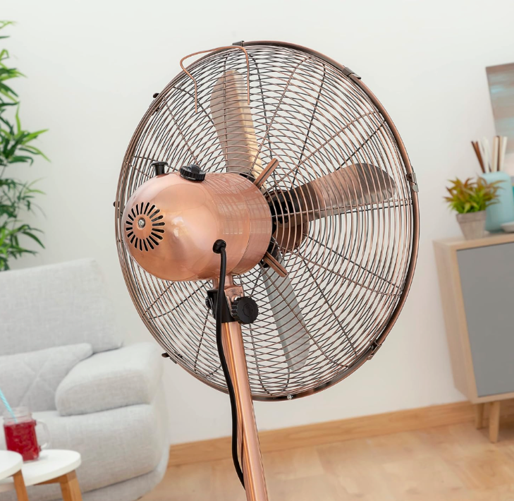 Eurolux Copper Floor Pedestal Fan