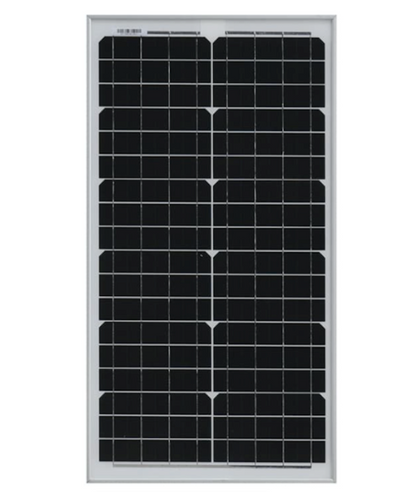 10W / 18V Monocrystalline Solar Panel