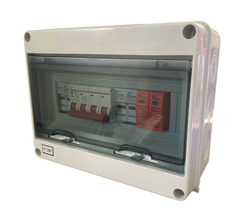 Combiner Box For Solar Installation 2 In 1 out