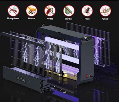 Eurolux - Insect Zapper Killer Light 2X10W With Remote Control