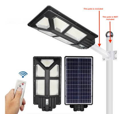 200W Solar Street Light With Pole & Remote