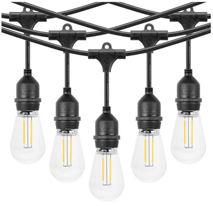Solar Powered Hanging Outdoor String Lights - 5m (10 Lights)