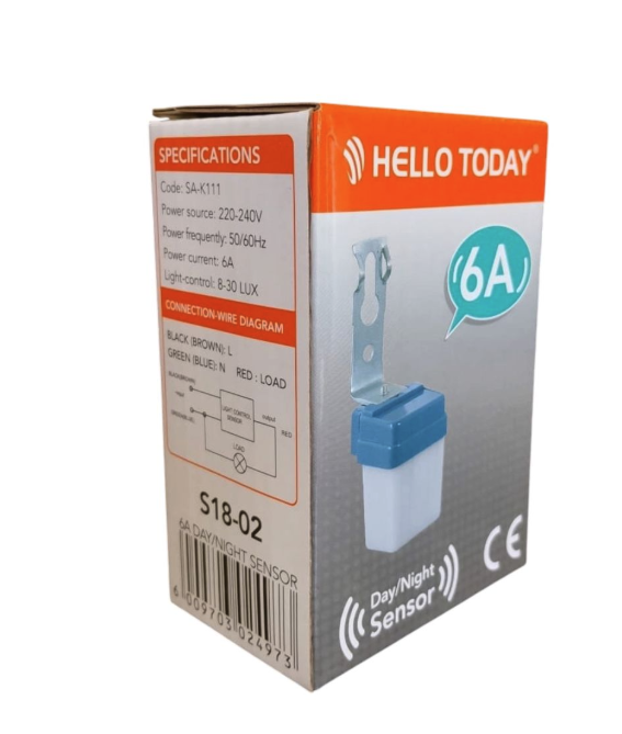 6A Day / Night Light Sensor