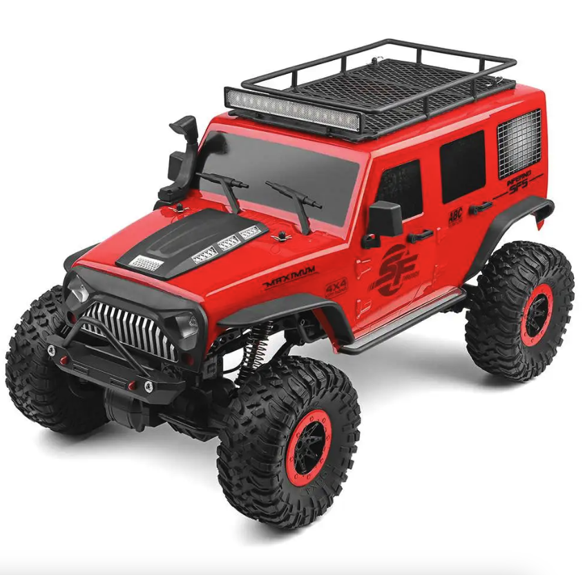 Wltoys 104311 Jeep Wrangler Rock Crawler Radio Control Car 4x4 Dual Motor