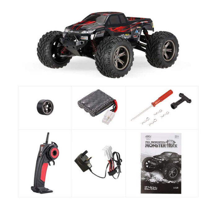 RC Monster Truck 1/12 - Red
