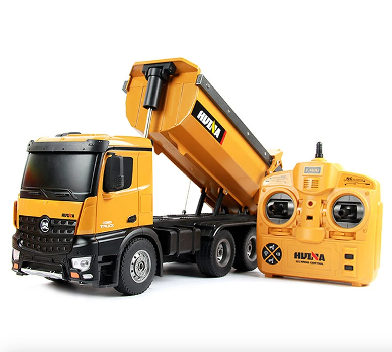 Radio Control Hui Na 1/14 Trucks Metal Dump Truck - 1573