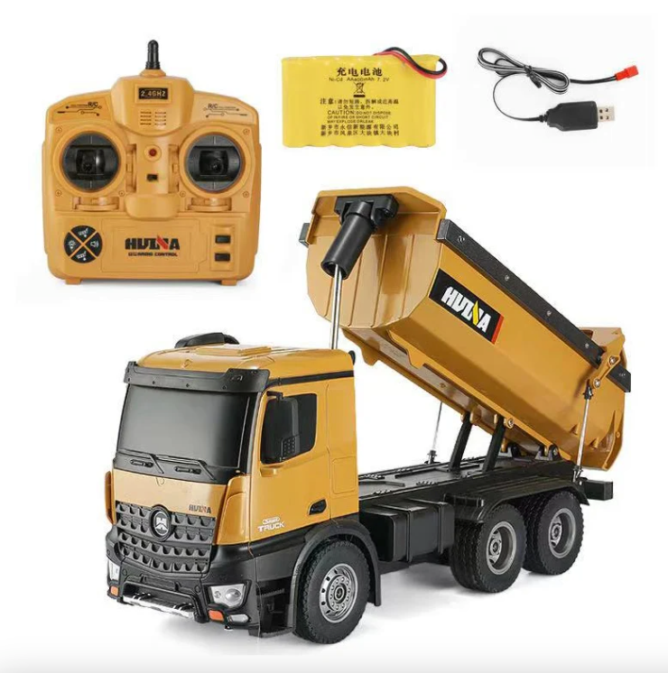 Radio Control Hui Na 1/14 Trucks Metal Dump Truck - 1573