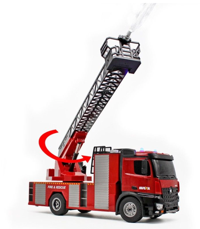Huina- RC Fire Truck With Water Spray