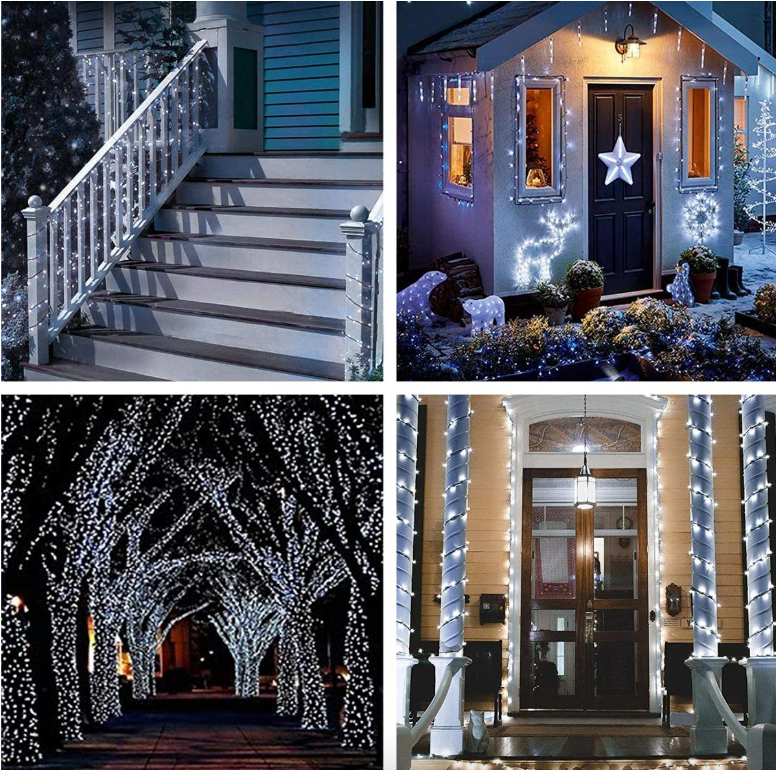 20m String Fairy Lights Outdoor Solar -200 LED Bulbs Christmas Lights