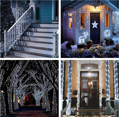 20m String Fairy Lights Outdoor Solar -200 LED Bulbs Christmas Lights
