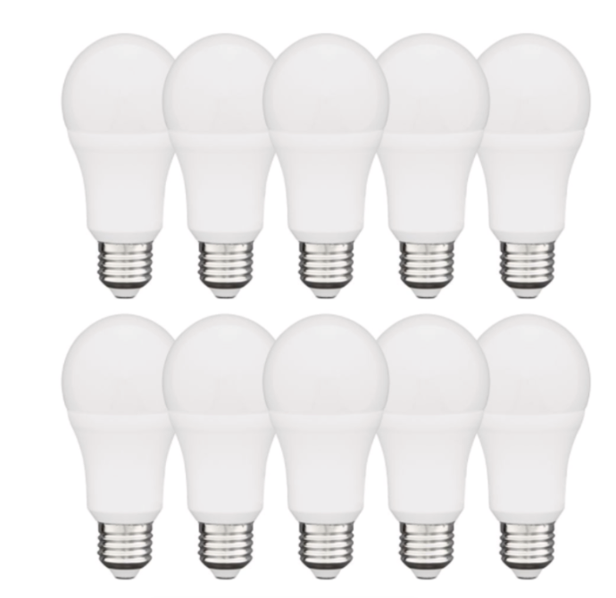 10 Pack - LED 7w Light Bulb E27 - Warm/Neutral/Cool White