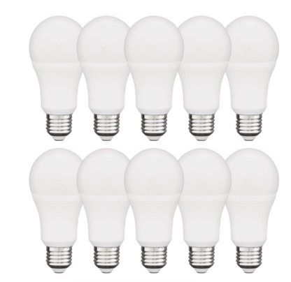 10 Pack - LED 7w Light Bulb E27 - Warm/Neutral/Cool White