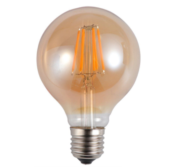 4w Filament E27 Light Bulb Brown Smoked Glass - 4 Pack
