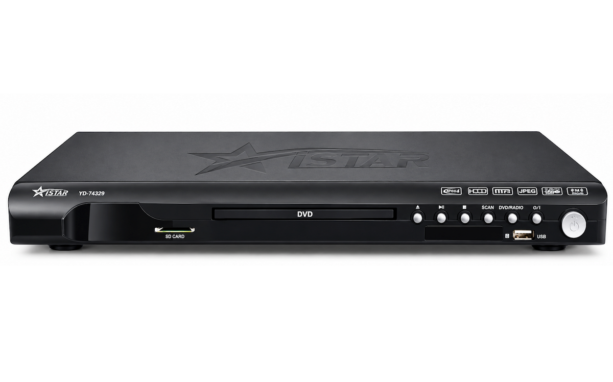 DVD Player With USB/SD Slot & FM Radio
