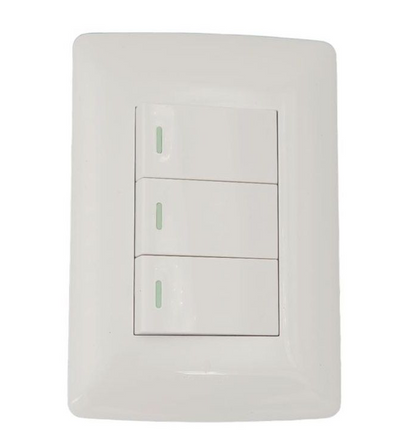 3 Lever (1 Way) Light Switch - Hello Today