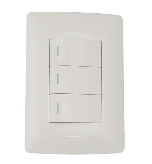 3 Lever (1 Way) Light Switch - Hello Today