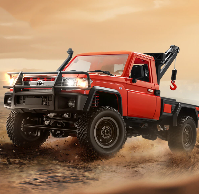 Radio Control Land Cruiser 1/12 Rock Crawler Tow Truck