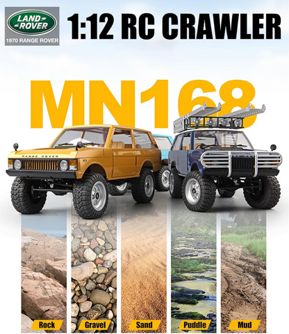 1:12 RC Car Full Scale Range Rover Rock Crawler