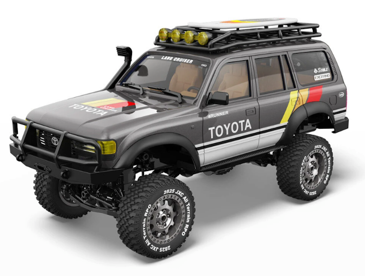 RC Car Model 1:12 Scale Toyota Land Cruiser LC80 Off Road Crawler