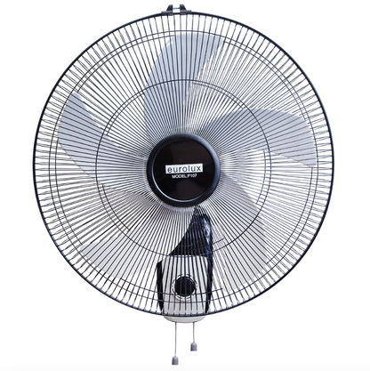 Eurolux Wall-Mounted Fan 5-Blade Black & White Electric Indoor Use