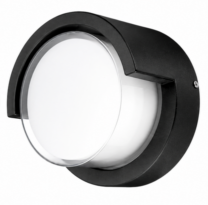 9W Built In LED Round Wall Light - 3000K Warm White